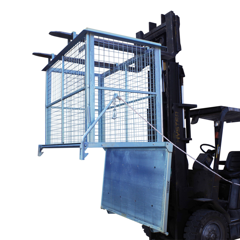 DBM150 Drop Bottom Bin-Mesh Side - Buy drop bottom bin, waste handling ...
