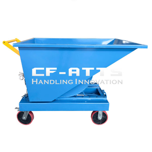 Type CF-TSH Tipping Skip with Handle And Casters