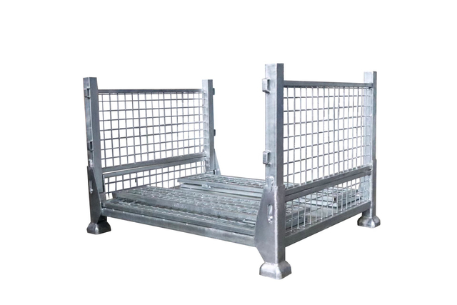 CF-CSC01 HD Collapsible Stackable Pallet Stillage Cage