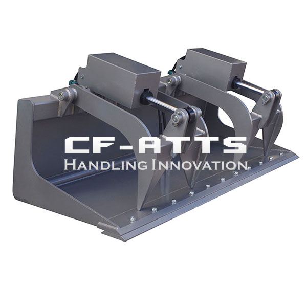 CF-ATTS Hydraulic Skid Steer Grapple Bucket