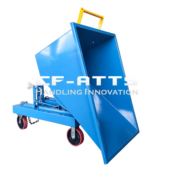 Type CF-TSH Tipping Skip with Handle And Casters