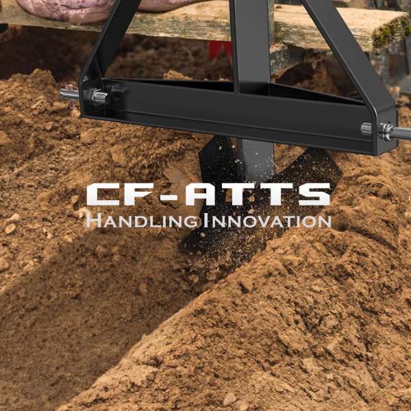 Steel Middle Buster for Category 1, Heavy Duty Plow 3 Point Hitch Tractors