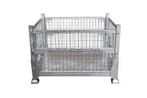 HD Collapsible Stackable Pallet Stillage Cage