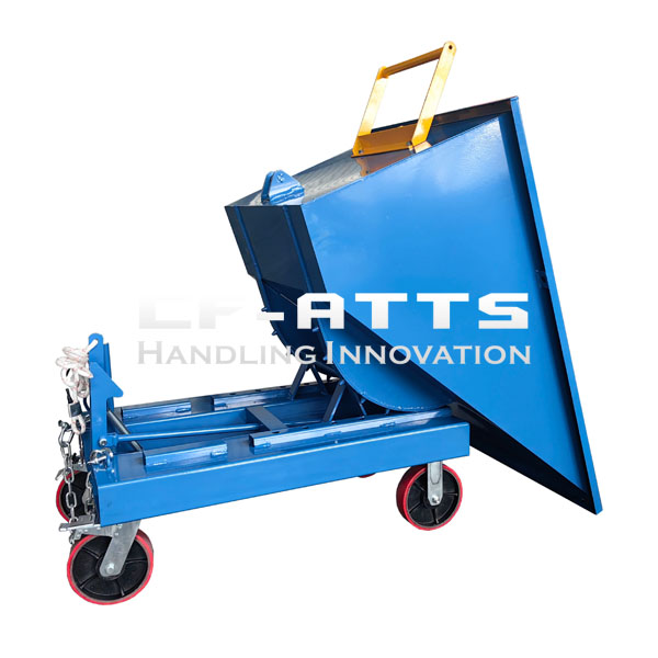Type CF-TSH Tipping Skip with Handle And Casters
