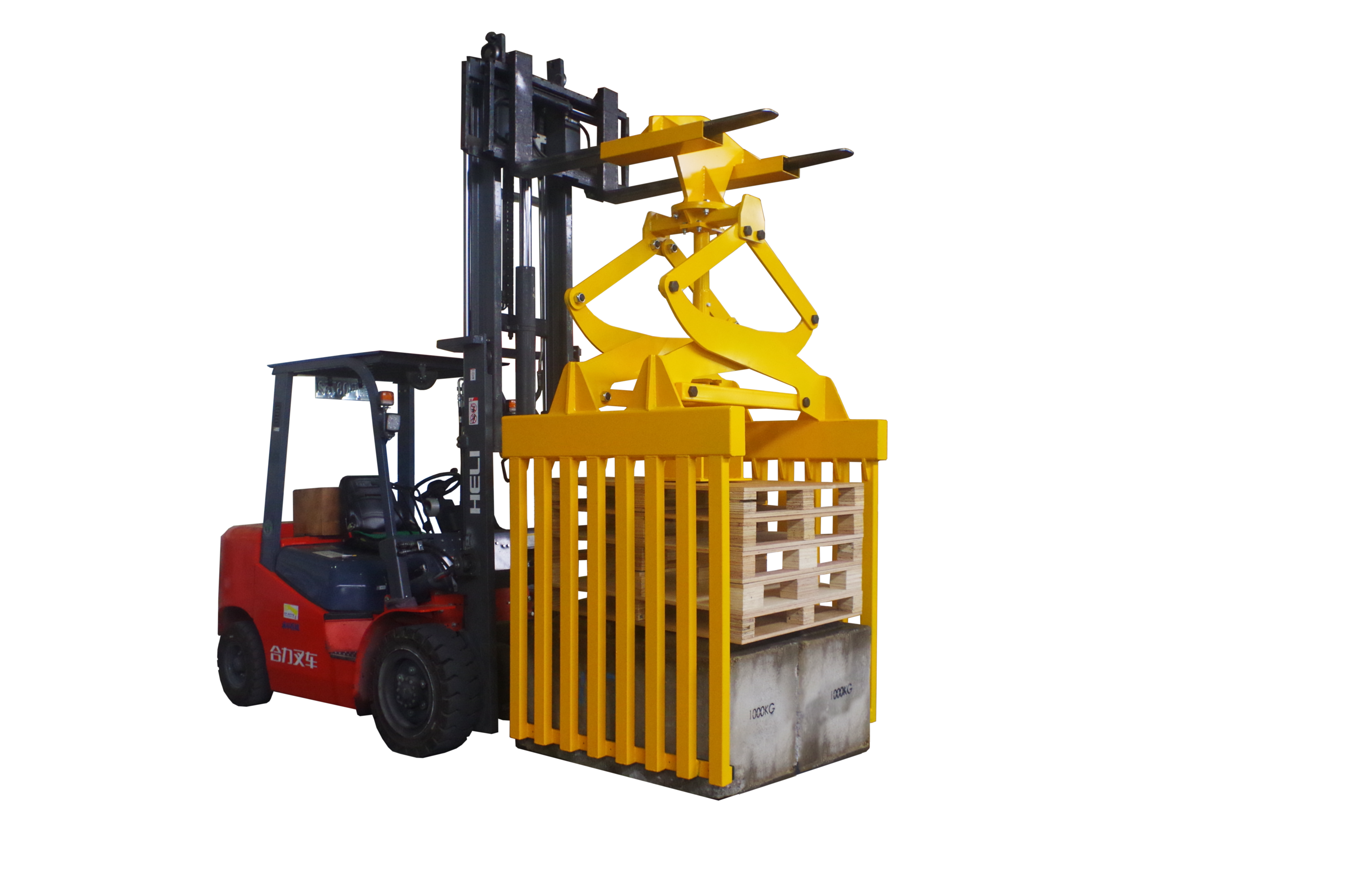 CF-BG2000 Forklift Block Clamp ，Concrete Belt Brick Clamp，Forklift Attachment