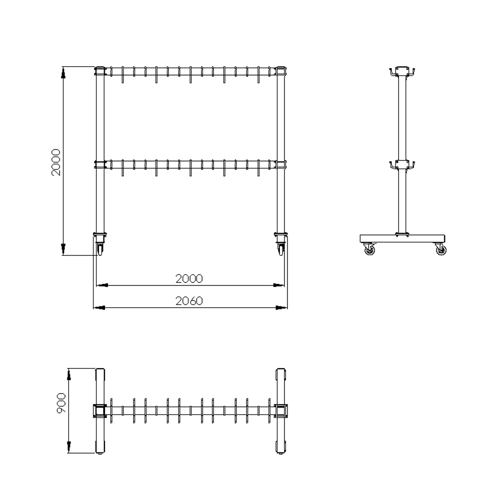 CF-PTS-1000 Portal Lifting Sling Rack