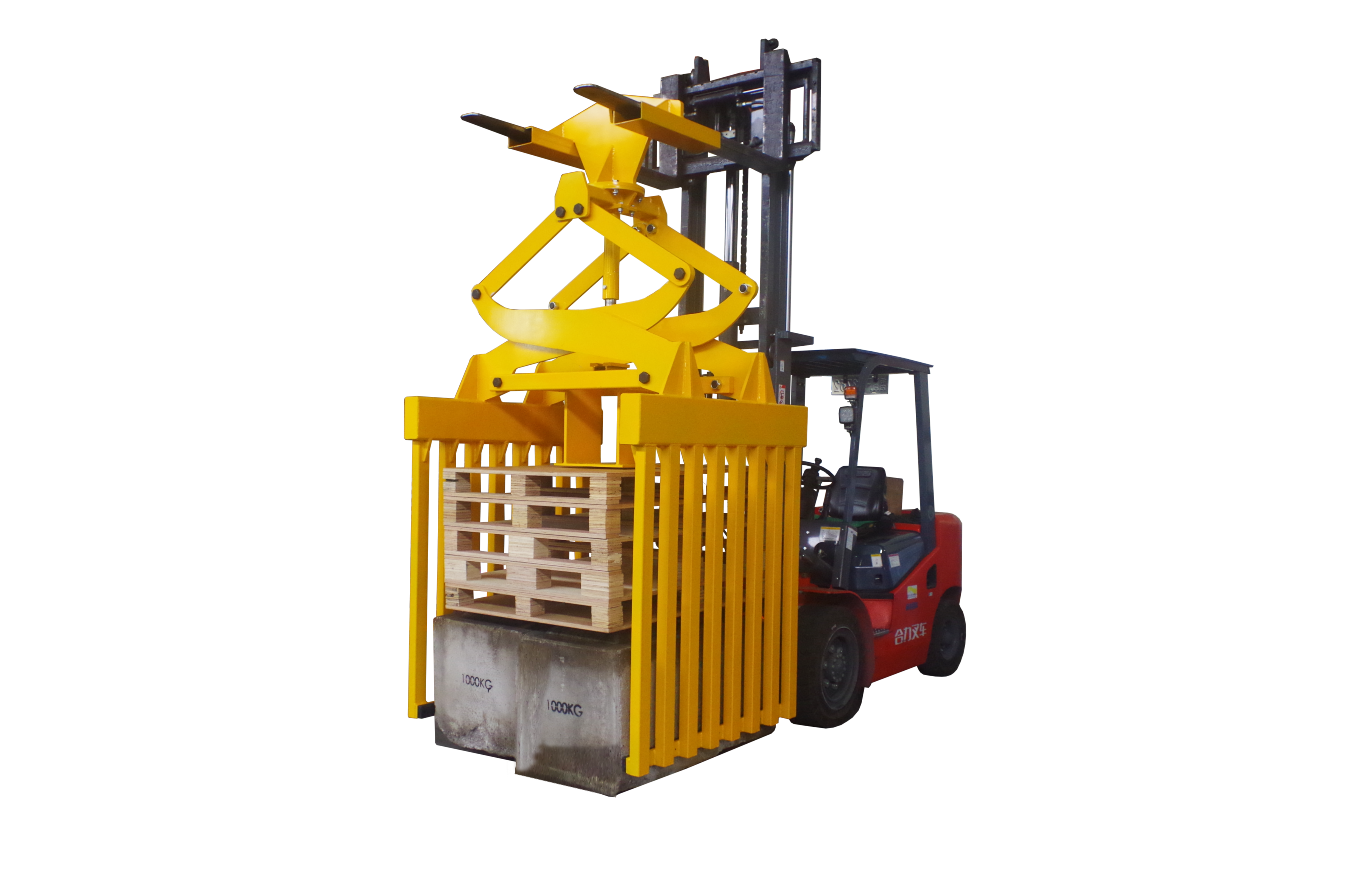 CF-BG2000 Forklift Block Clamp ，Concrete Belt Brick Clamp，Forklift Attachment