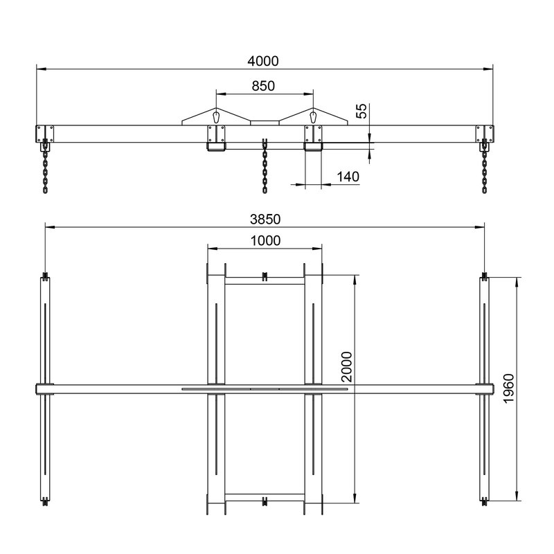 CFL4020 Wire Mesh Handler Buy forklift attachment, Wire Mesh Handler
