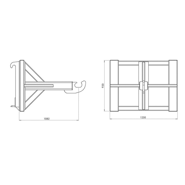 CF-TCM43 Telehandler Hook Container Mover 