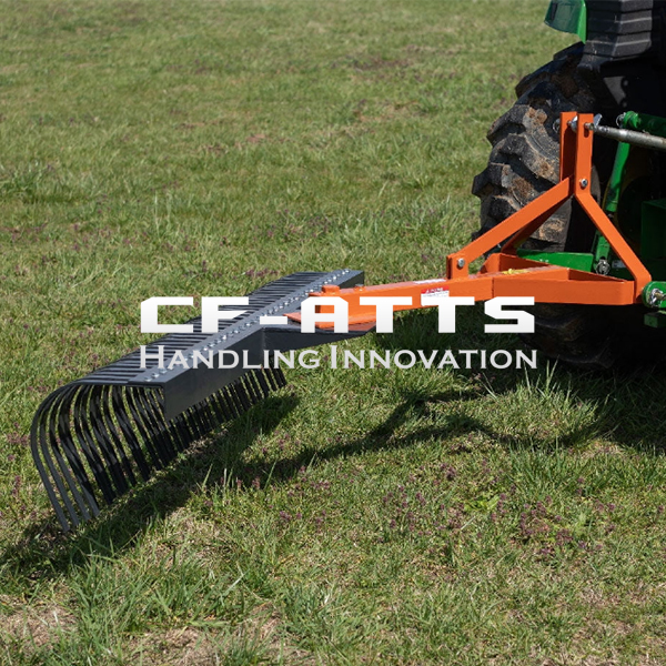 Titan Attachments 3 Point 1200 mm Landscape Rake for Compact Tractors